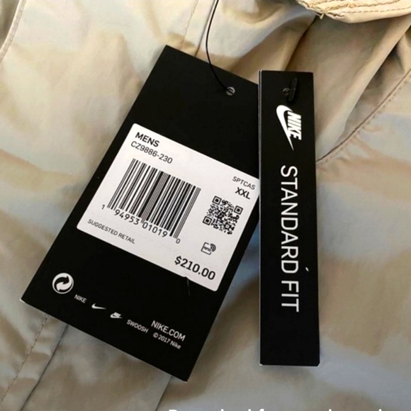 NWT Nike Mens Sportswear Premium Unlined Parka Jacket- Size : 2XL Men - Picture 5 of 7